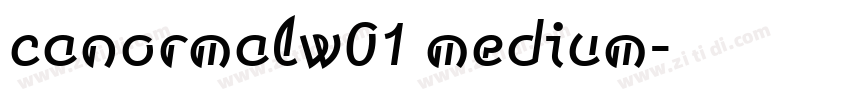 canormalw01 medium字体转换 canormalw01 medium字体转换
